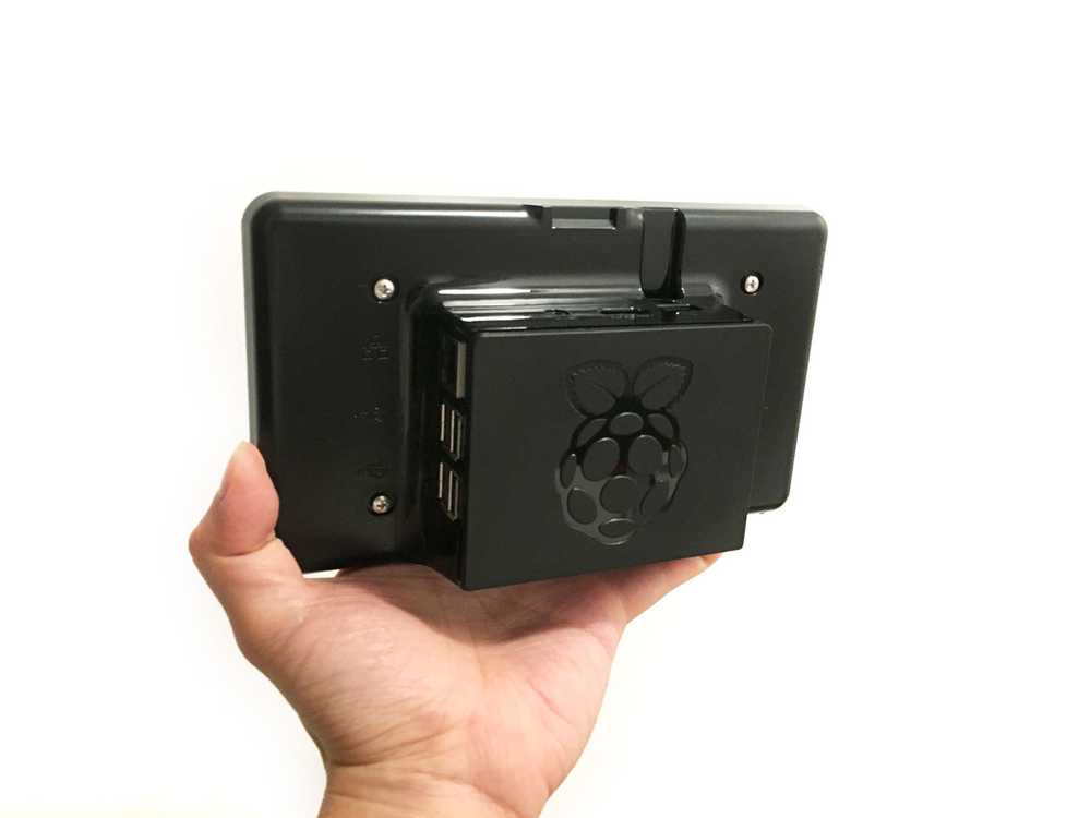 Back side with ports exposed