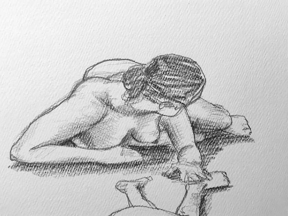 detail 3: figure drawing exercise 1/27/2018