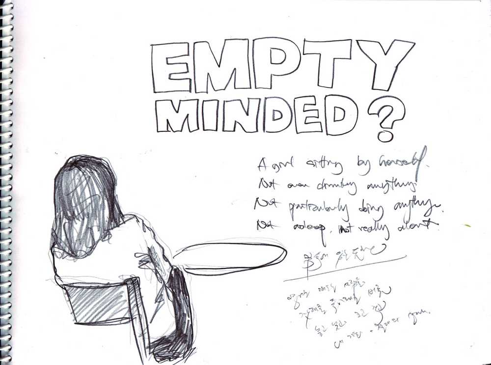 full drawing: Empty-minded?